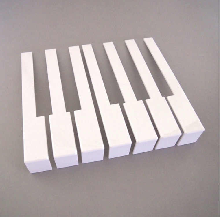 Phím trắng đàn piano cơ